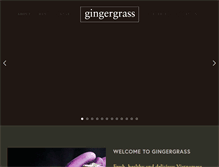 Tablet Screenshot of gingergrass.com